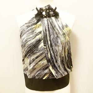 Robert Rodriguez patterned halter top, size 2